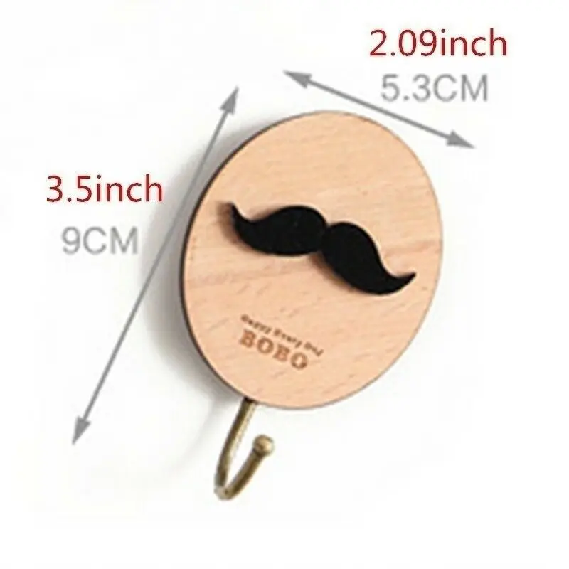 Креативная деревянная клейкая липкая палочка на крючки для кухни и ванной