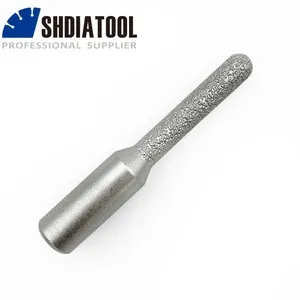 SHDIATOOL  3 диаметр 8 мм Вакуумные пайки алмазные фрезы с 12 