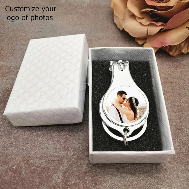 

100Pcs Personalized Wedding Gift With Photo Customized Birthday Party Favor Multifunctional Bottle Opener/Keychain/Nail Clippers