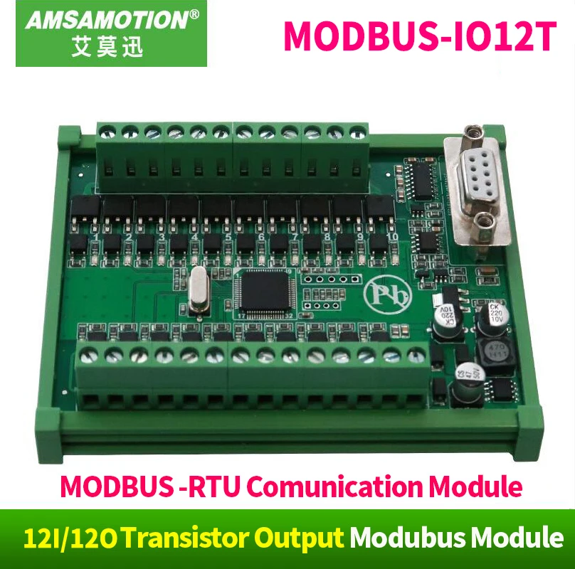12DI 12DO RS485 протокол MODBUS RTU коммуникационная плата Транзистор Реле выход цифровой входной модуль промышленная плата управления - Цвет: Transistor Type