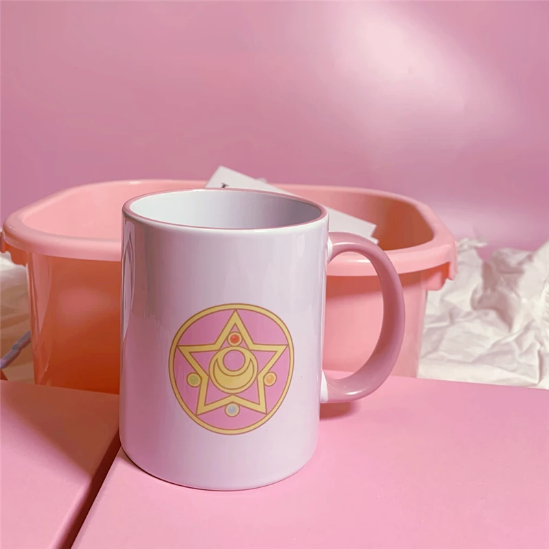1 шт. Kawaii японский стиль аниме мультфильм Сейлор Мун керамическая кофейная кружка