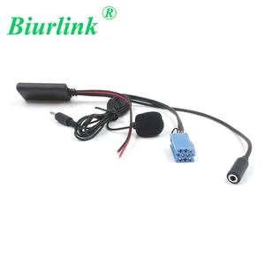 Biurlink 150 см 8Pin ISO AUX IN Bluetooth аудио MP3 Воспроизведение музыки адаптер кабель вызов гарнитура микрофон для Smart Fortwo 450