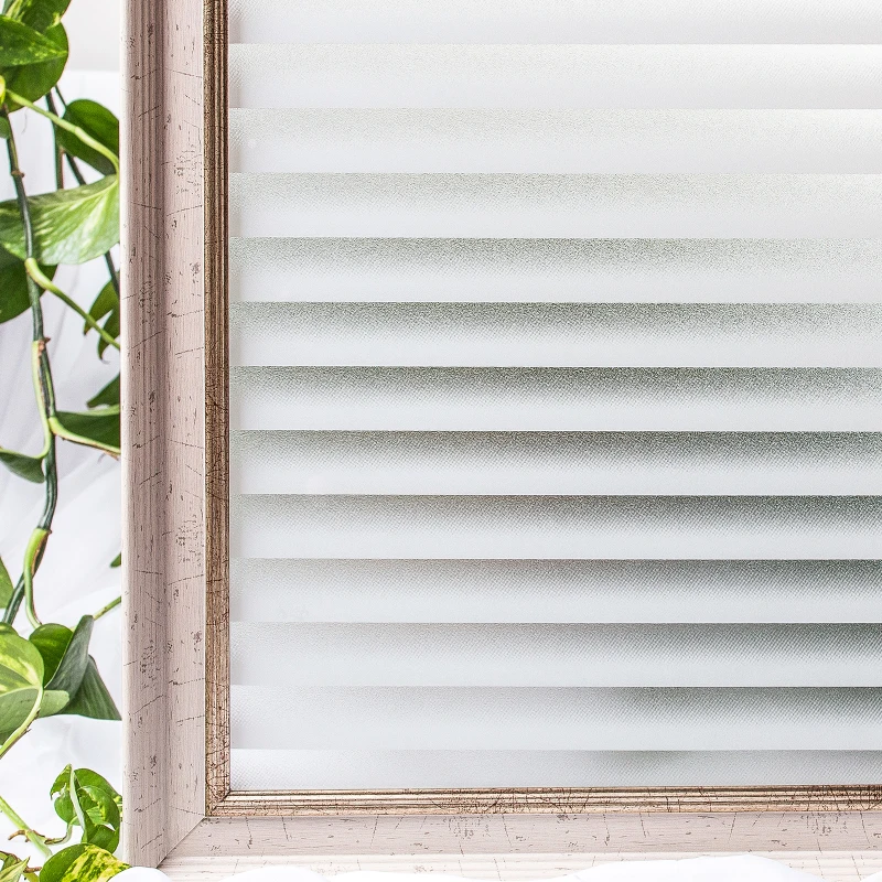 CottonColors ПВХ Водонепроницаемый Window Films, Home Decor Без Клея Статические 3D Декоративные Конфиденциальности Кухня Стекло Стикер Размер 60x200 См - Цвет: white