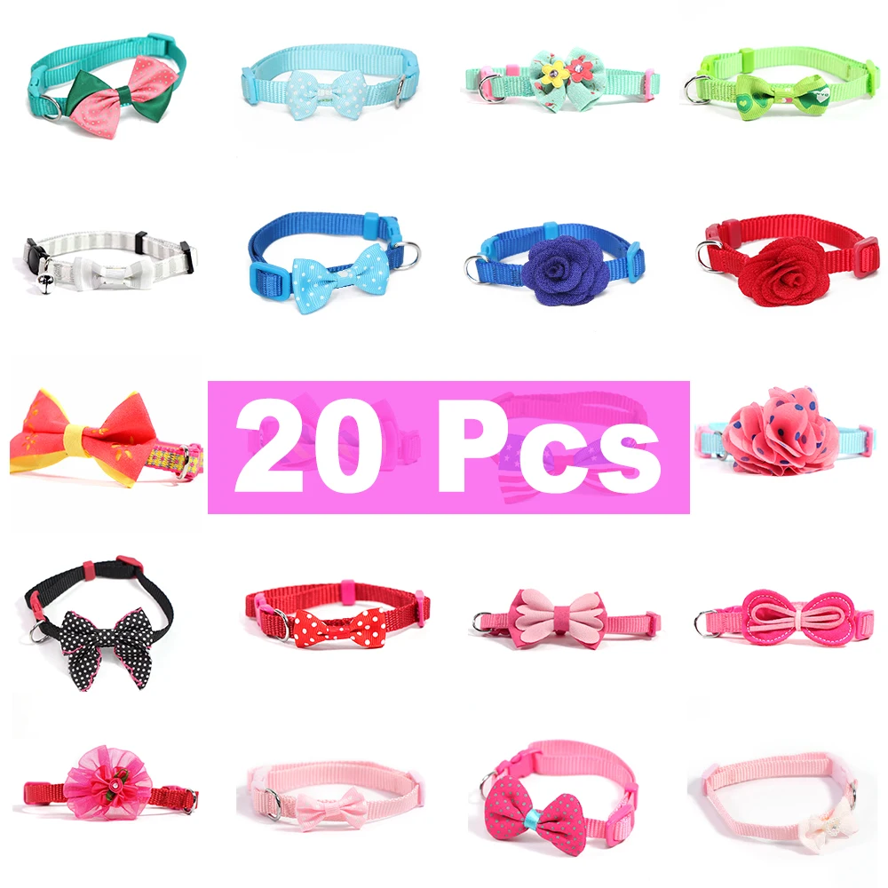 20 шт. роскошный ошейник для маленьких собак товары домашних животных котят