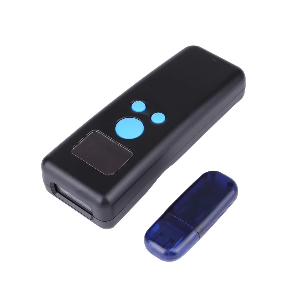 Портативный мини-сканер штрих-кодов 1D Bluetooth USB CCD для быстрого и удобного