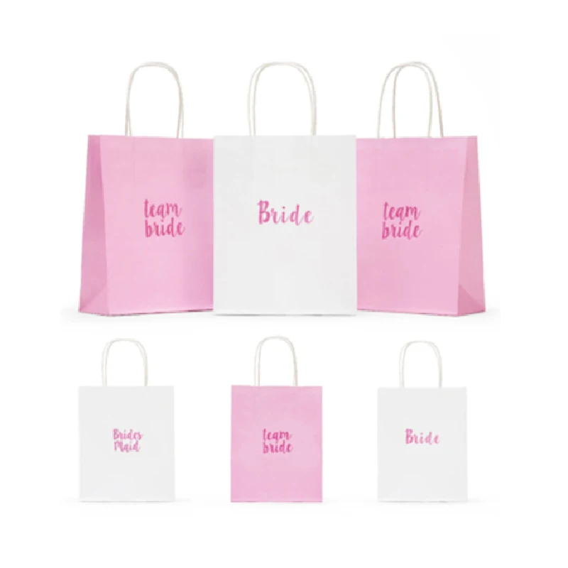 

1pc Wedding Decoration Team Bride To Be Gift Bag Packing Bridal Shower Hen Party Decoration Bridesmaid Gift Bachelorette Party