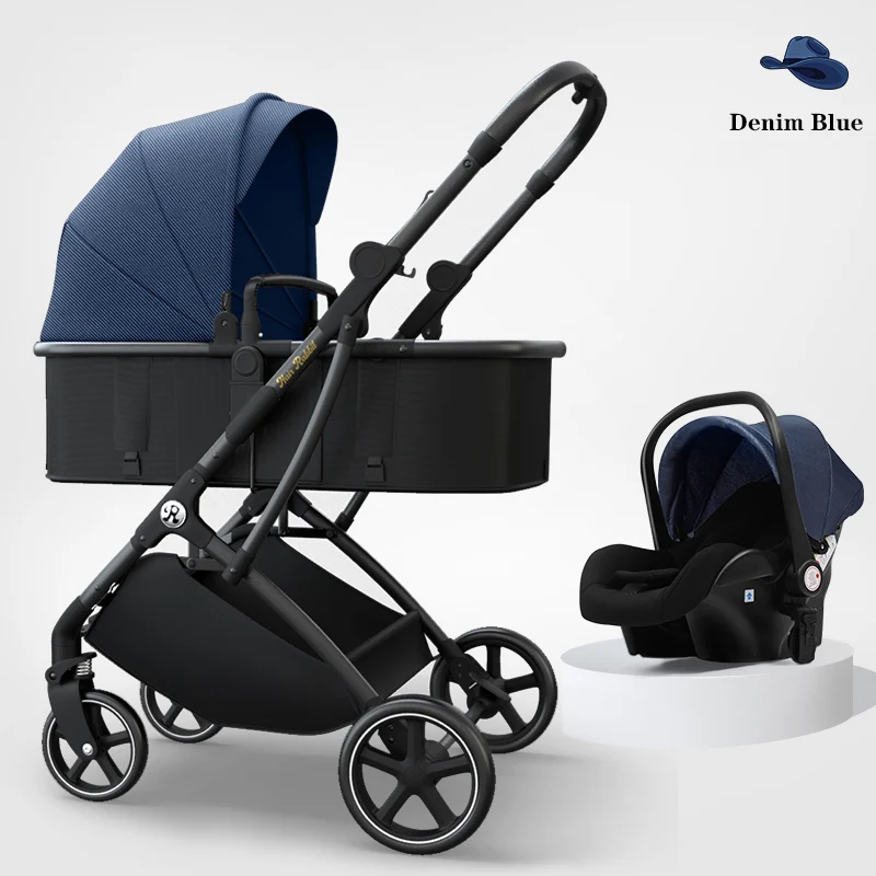 Оригинальная детская коляска 3 в 1 бесплатная доставка фирменная из экокожи