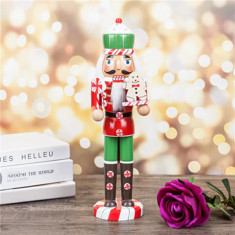 Деревянная марионетка гайкер рождественские деревянные поделки ручной работы