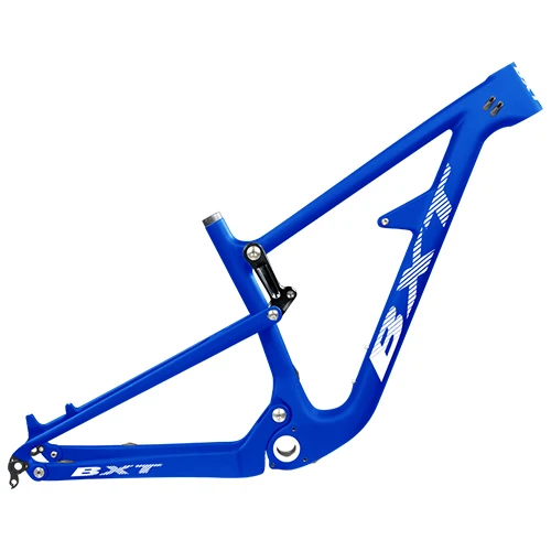 BXT full blue Полный комплект велосипедной подвески рама 29er BSA; углерод, волокно, рама для горного велосипеда 142*12 мм 150 мм, рама для велосипеда для путешествий 148*12 мм - Цвет: BXT full blue
