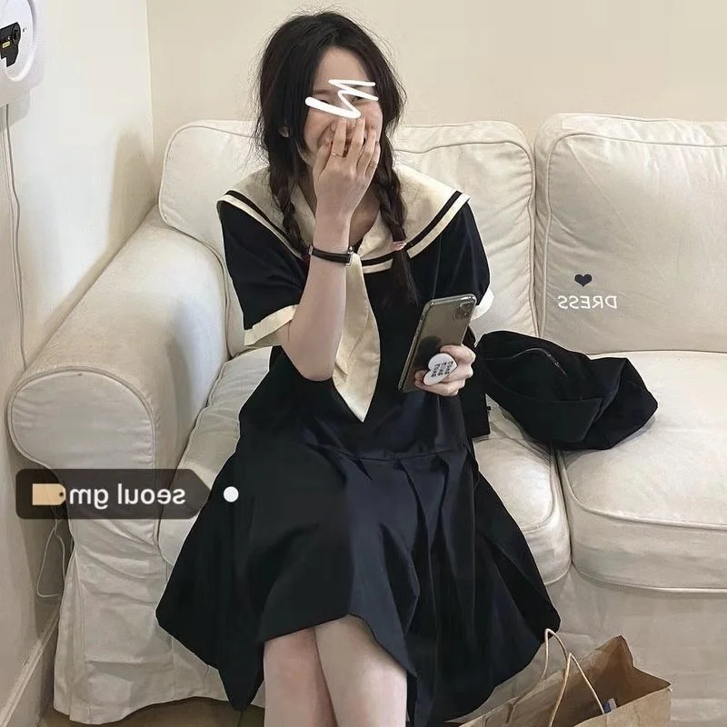 

Fairy Temperamental Platycodon Grandiflorum Love Dress Female Summer Small Internet Celebrity Slimming Vintage Pleated Jum