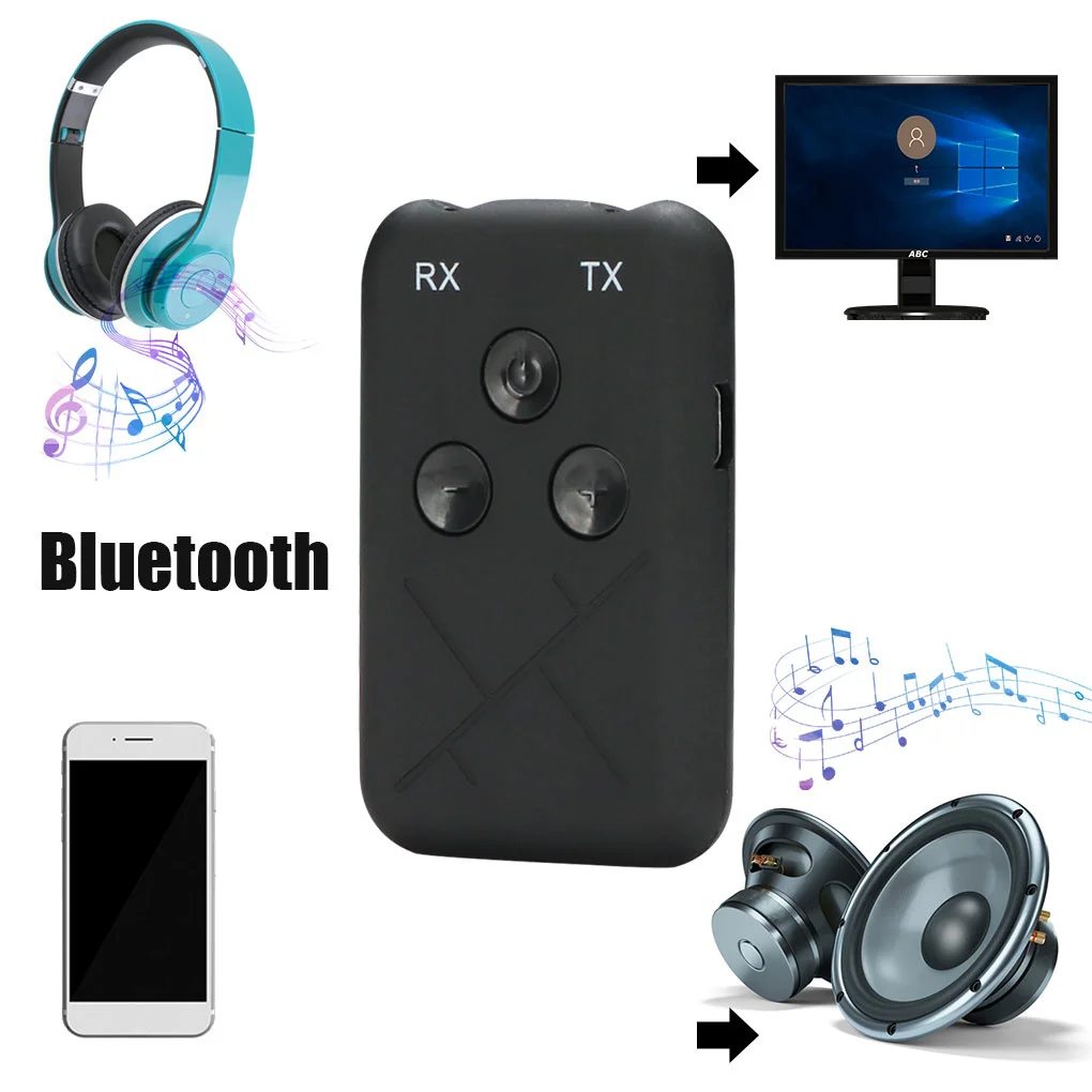 2 в 1 аудио беспроводной Bluetooth 4 передатчик приемник 3 5 мм стерео адаптер для ТВ