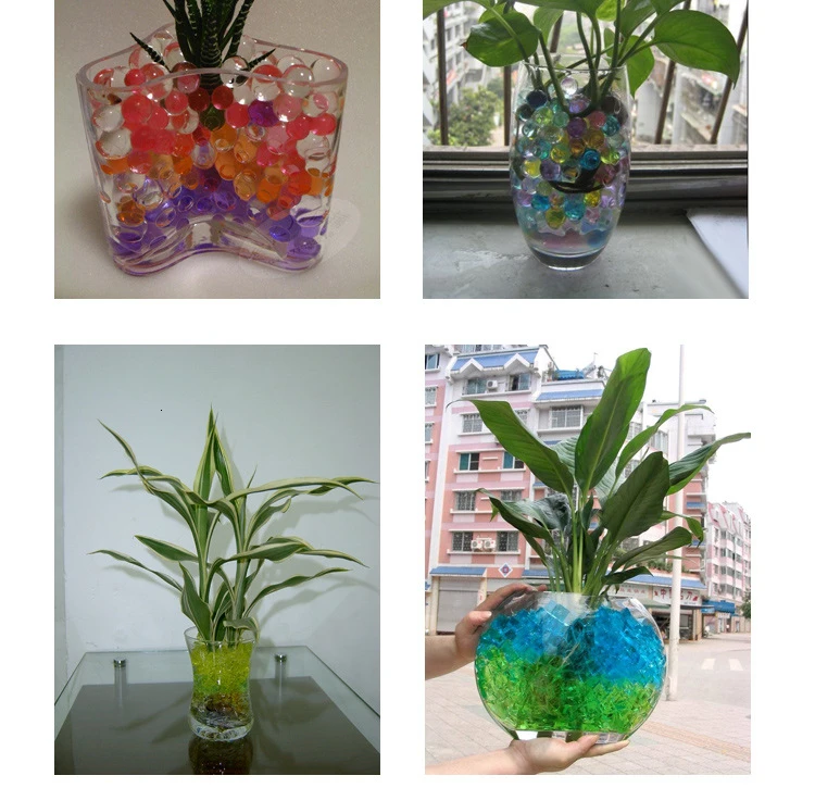 10000 шт. большие кристаллические бусины для поглощения воды из грязи