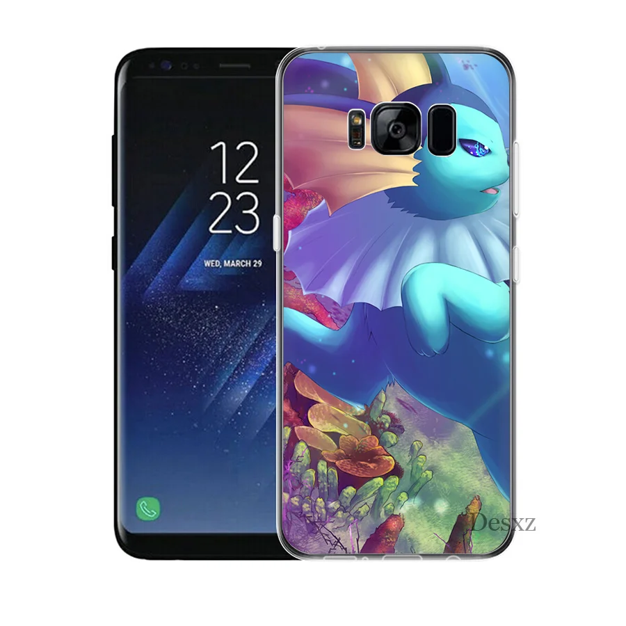 Чехол для телефона чехол Чаризард Сквиртл Vaporeon покемонов Samsung Galaxy J3 J5 J7 2016 2017 A5 A6 A8