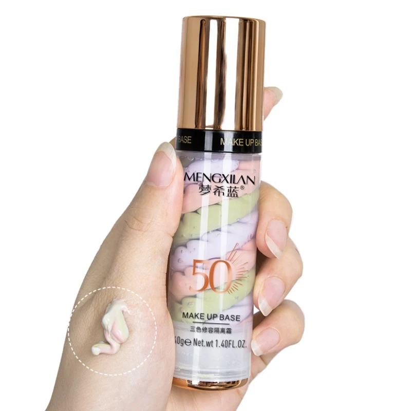 Праймер для макияжа 3 цвета увлажняющий крем жирной кожи|Праймер| |