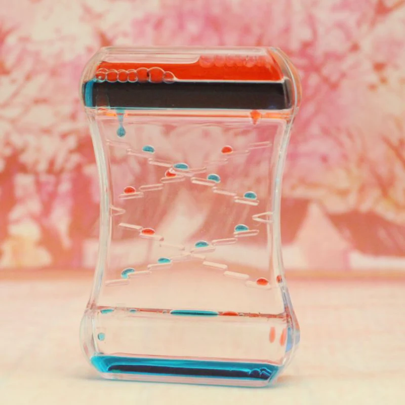 HOT Liquid Motion Bubble Timer Desktop Toy Calming Relaxation for Kids Children NDS | Дом и сад