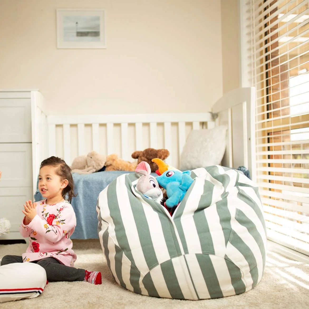 

Creative Modern Large Stuffed Animal Chair Kids Toy Storage Bean Bag Bean Cover Seat Chair Plush Toy Organizer Large Capacity