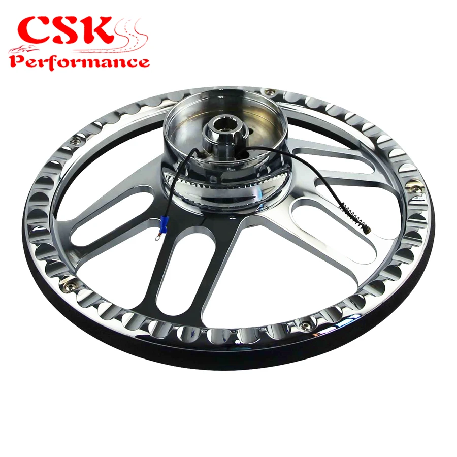 14&quot 9-Bolt 4 Slot Style Half Wrap Steering Wheel + Adapter w/Horn For G M CHEVY |
