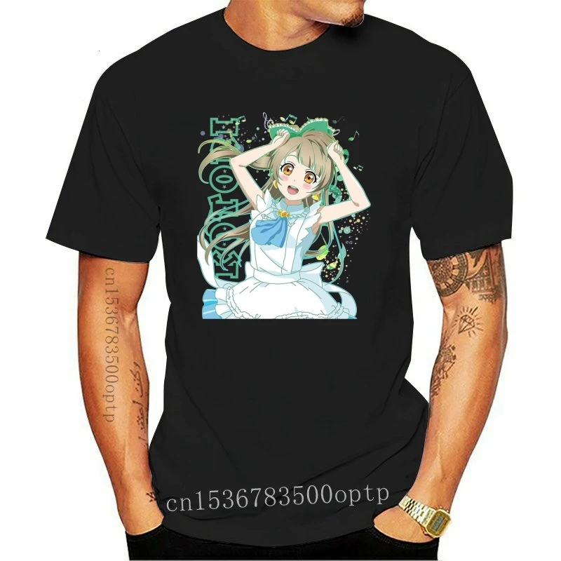 

2021 новая забавная новая футболка с принтом Кодори минами Love Live School Idol Project Music Мужская футболка 100% хлопок женская футболка