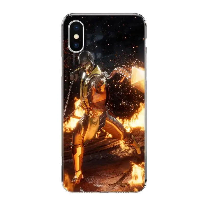 Фото Чехол для телефона Mortal Kombat для iPhone 13 11 Pro 12 Mini 7 8 6 6S Plus + XR X XS MAX SE 5 №3