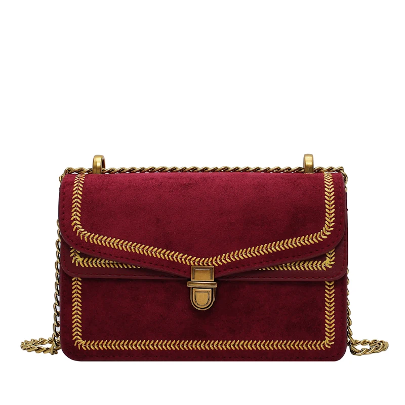 

MANHAN Scrub Leather Crossbody Bags for Women 2021 Chain Shoulder Simple Bag Lady Travel Luxury Handbags and Purses