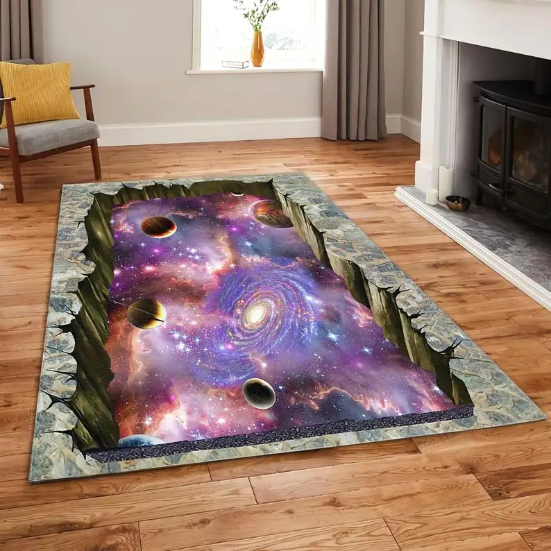 3D ковры Universe Star Sky для гостиной спальни коврики с принтом космической планеты