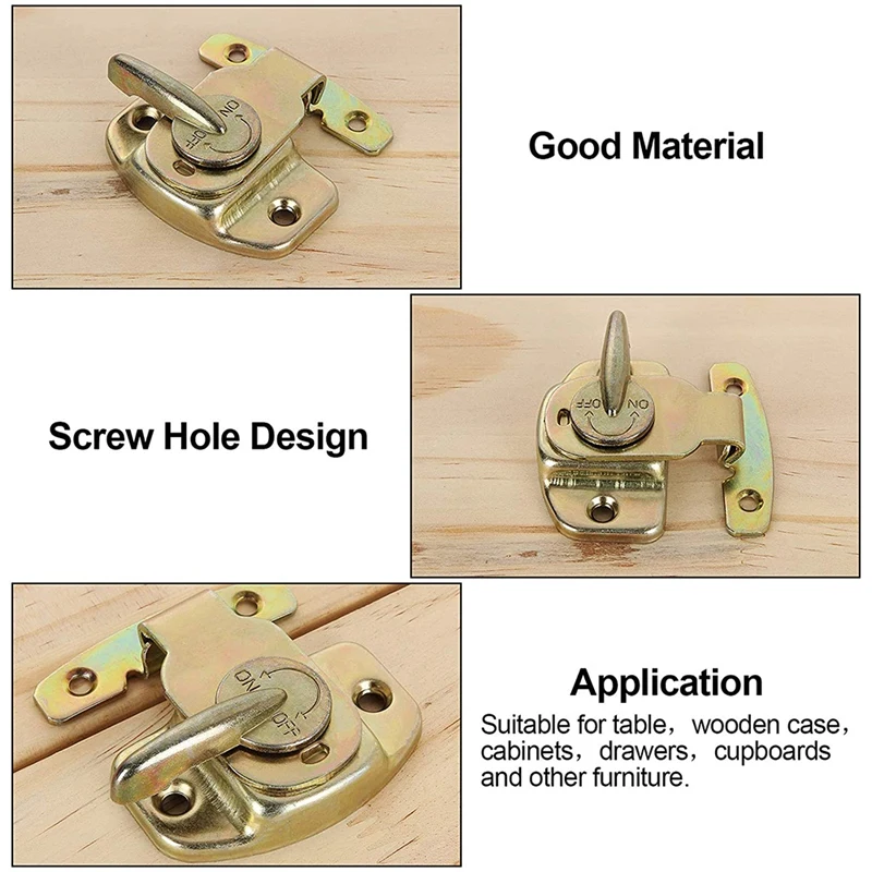 

12 Sets of Align-N-Lock Table Locks, Heavy Duty Dining Training Table Buckles Connectors Great for Extension Tables Etc.