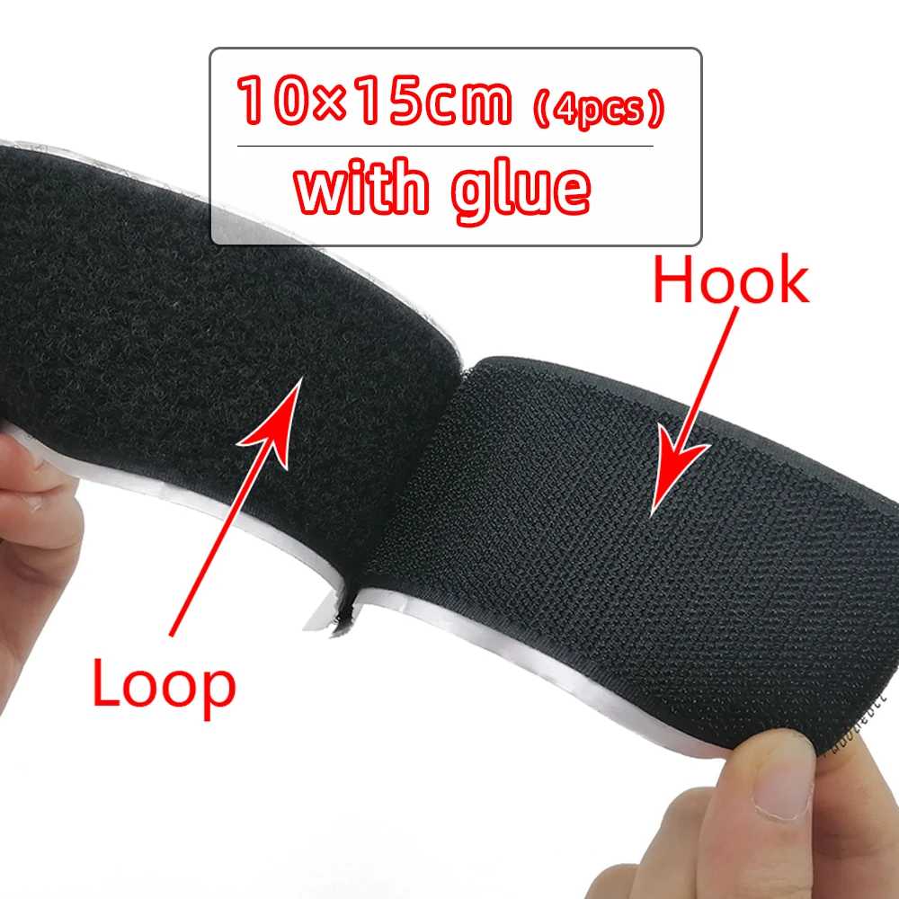 10×15cm 4Pairs/Lot Strong Self Adhesive Fastener Stickers Tape For Bed Sheet Sofa Mat Carpet Anti Slip Diy |