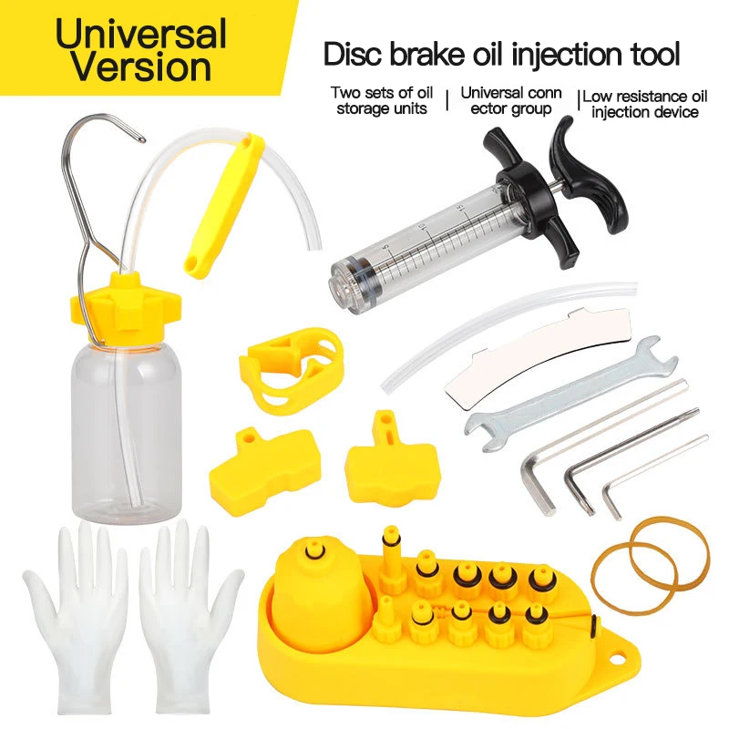 

Universal Bicycle Oiling Kit Brake Oil Tool Set For SHIMANO MAGURA SRAM Series MTB Bike Brake Repair Tools