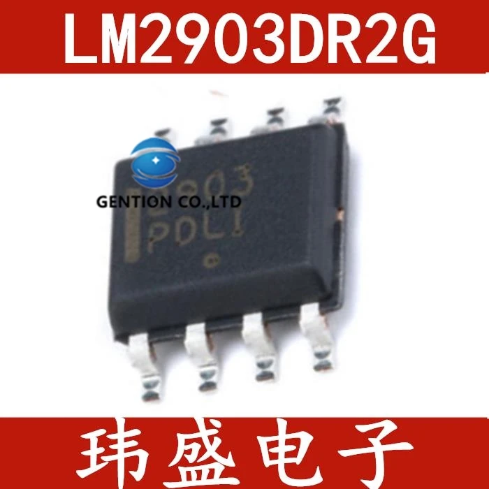 

20 шт., LM2903DR2G, LM2903 SOIC-8 SOP-8, чип, регулятор напряжения, 100% новый и оригинальный
