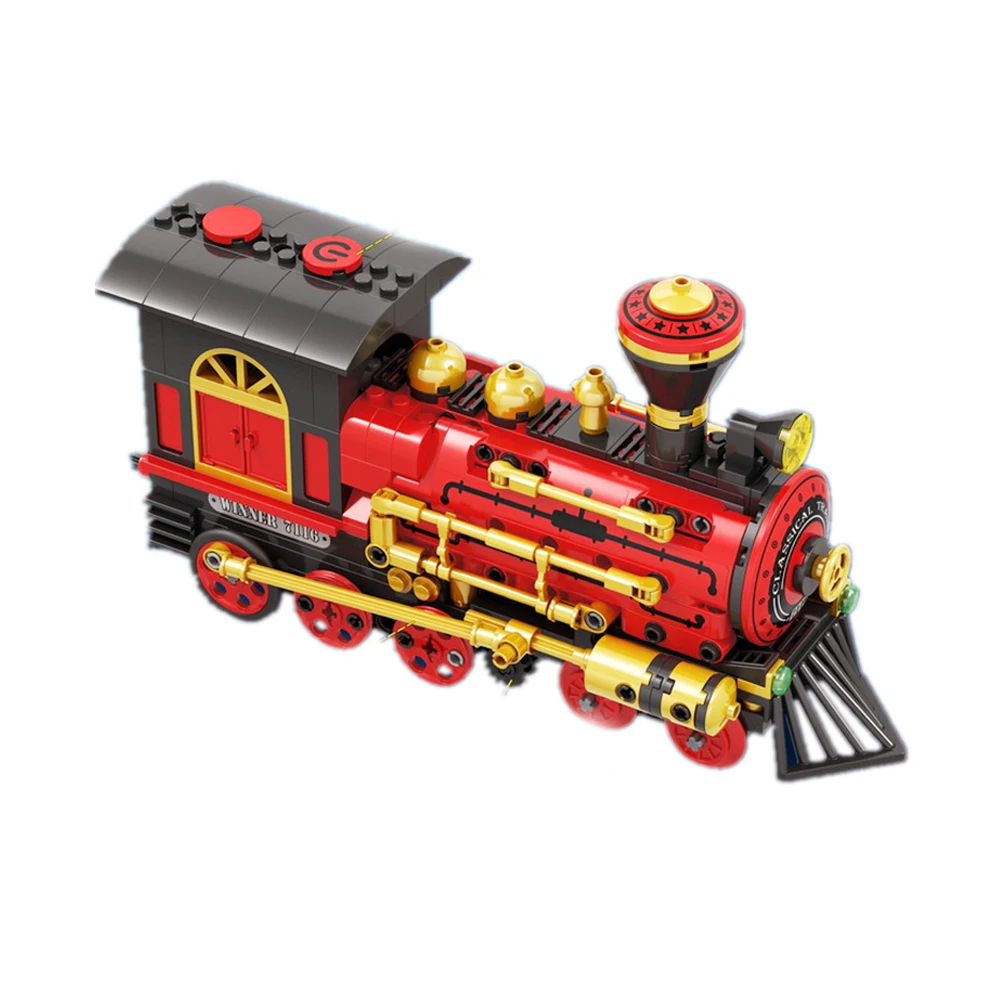 Совместимый Technic электрический Diy двигатель Британский город игрушечный поезд комплекты двигателей модель строительные блоки кирпичи мощный функциональный набор