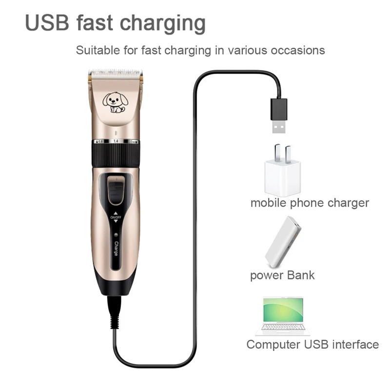C6 2 электрическая машинка для стрижки домашних животных беспроводные