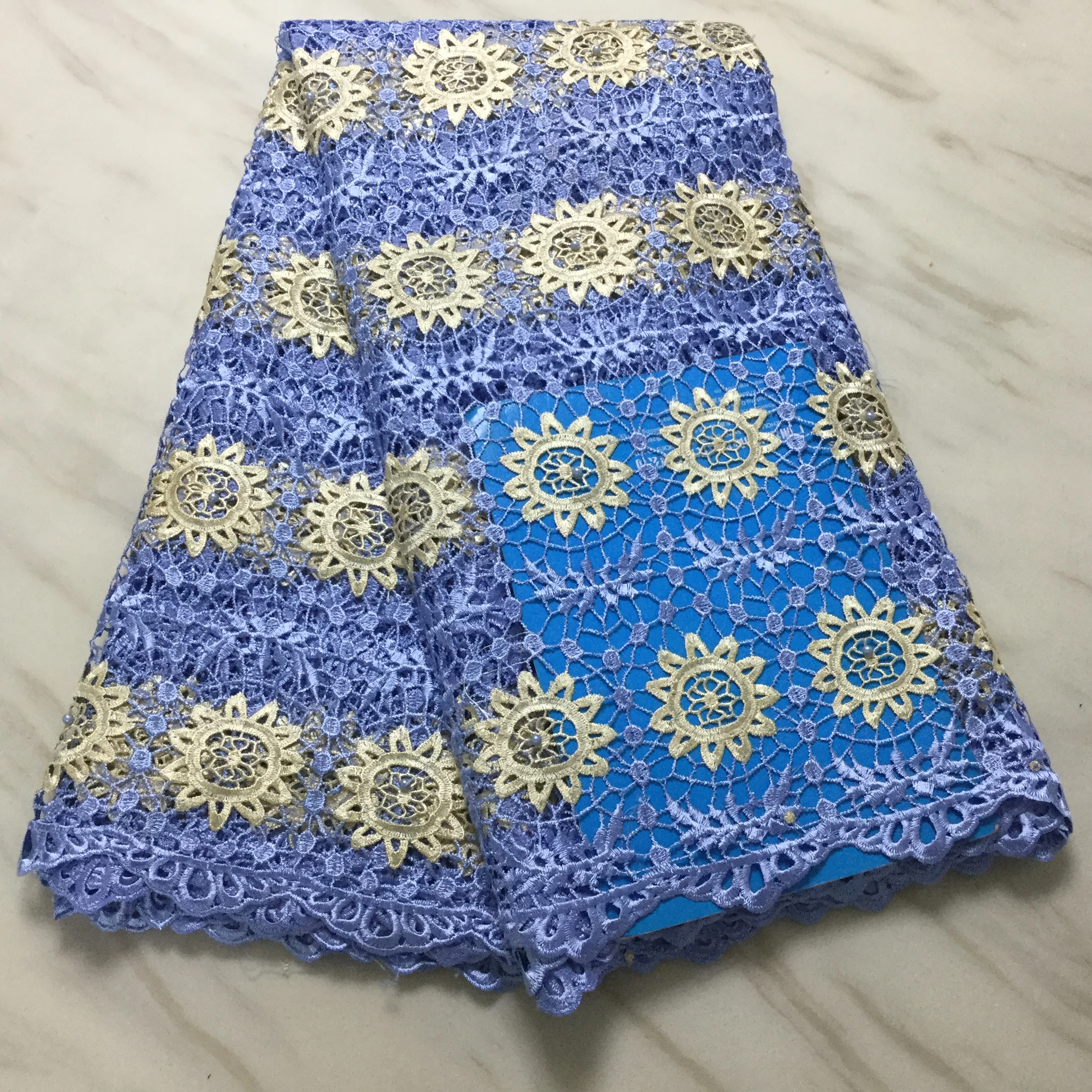 Французская нигерийская кружевная ткань высокого качества свадебное оранжевое