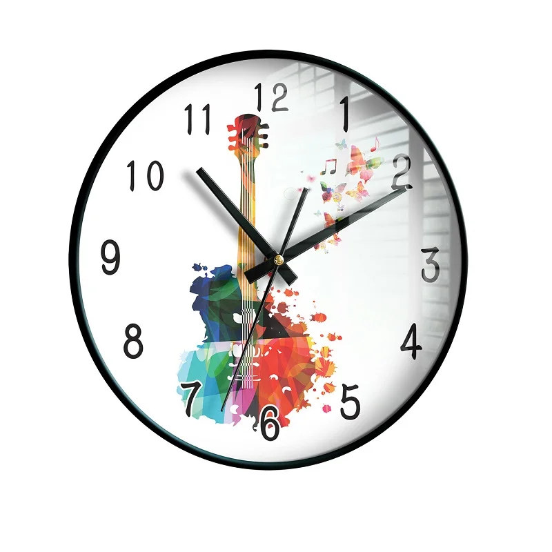 

Note Disc Cd Bedroom Office Home Decoration Modern Technology Mute Ultra Clear Picture Quality Creative Wall Clock