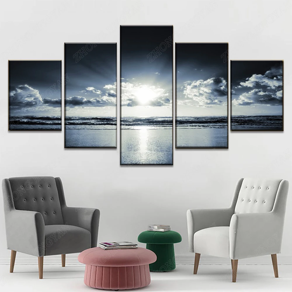 Декор для дома современный Фотофон один набор холст печать плакат настенное