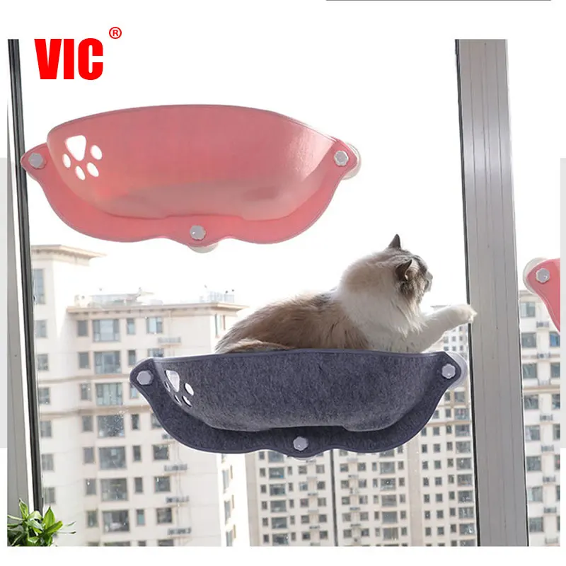 

Summer Pet Cat Window Mount Hammock Suction Cups Warm Soft Bed Shelf Cage Rest Seat Cat Hammock Pet Hanging Mat Deep Sleeping