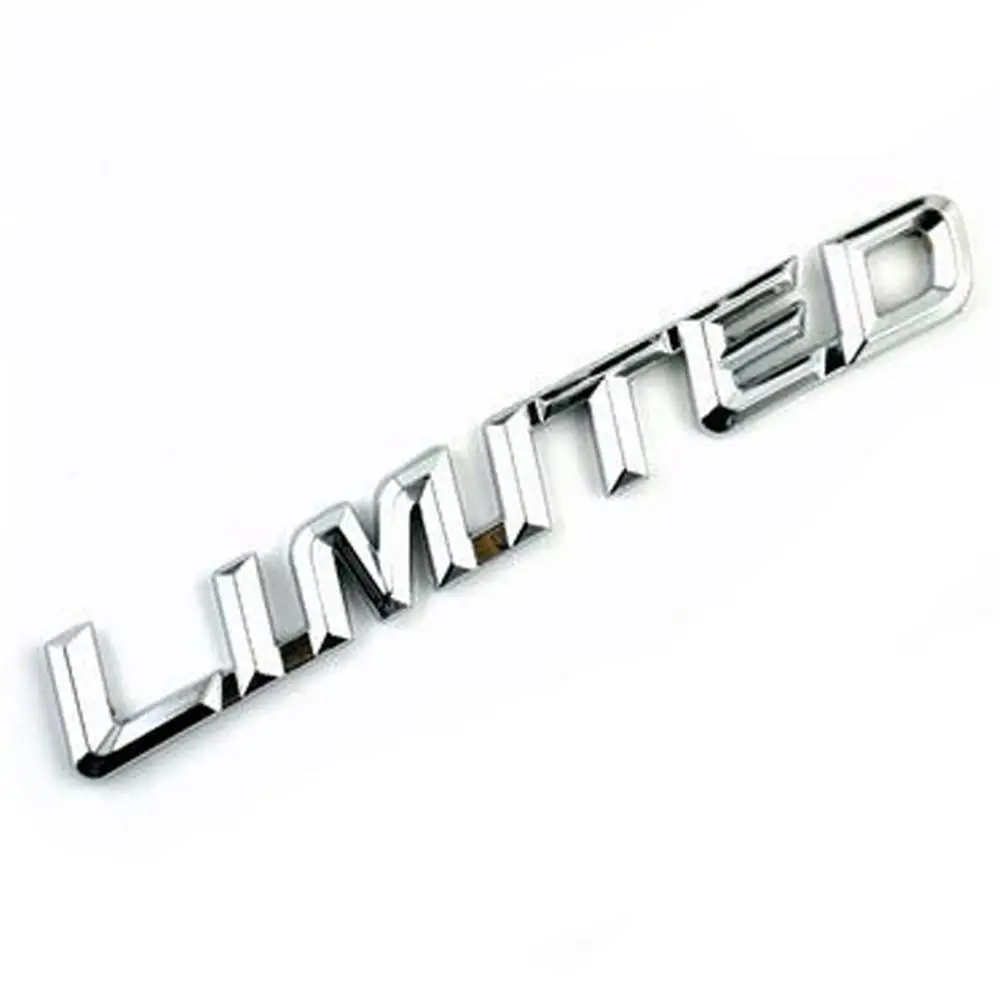Silver Dsycar 3D металлическая ограниченная Автомобильная наклейка эмблема значок для универсальных автомобилей мото велосипед декоративные аксессуары - Название цвета: Silver
