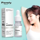 Ингибитор удаления волос Pansly, масло для перманентной депиляции, подмышек, бороды, ног, лобкового бикини, крем для тела и лица