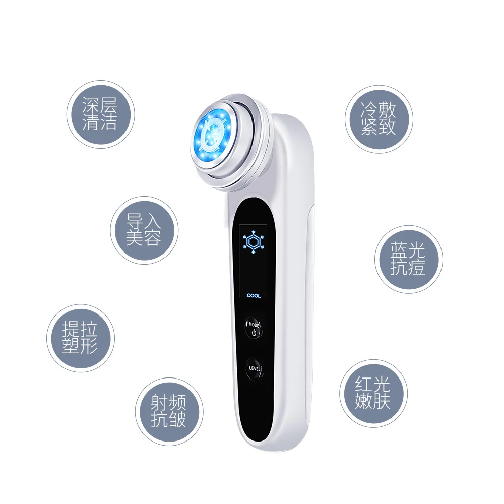 

Japan Facial Beauty Device RF EMS Functions 5 Modes Portable Photon Multifunctional Beauty Device From Home Use Beauty Equipment