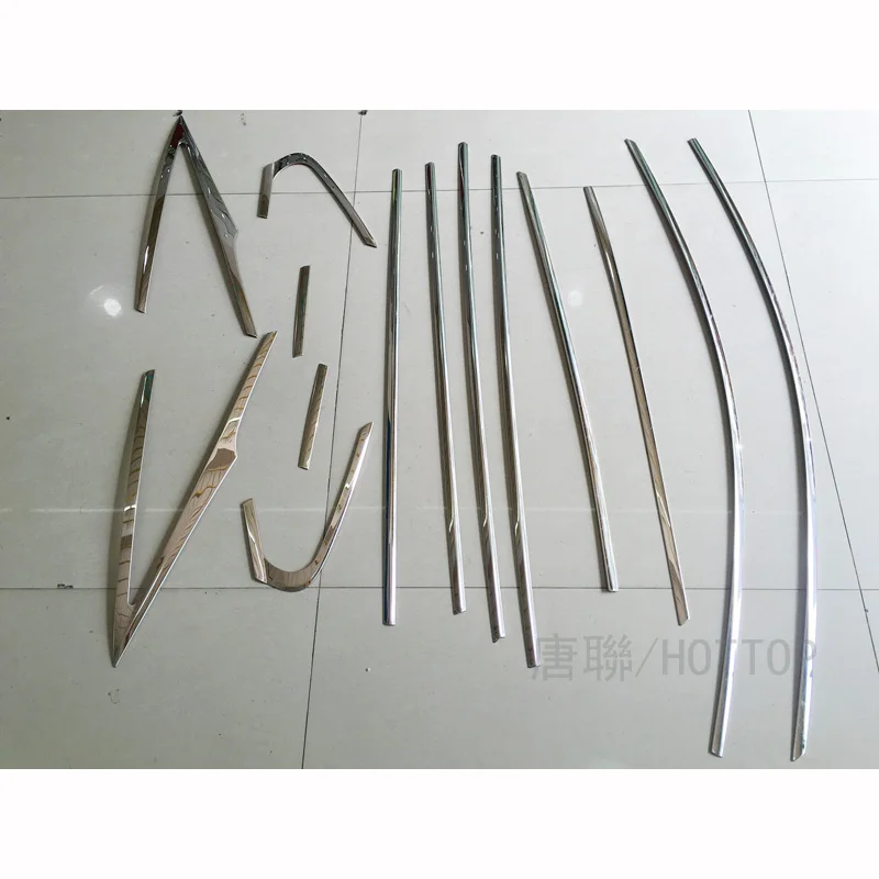 Полная отделка окна декоративные полосы для TOYOTA PRIUS 2016 2017 автомобильные