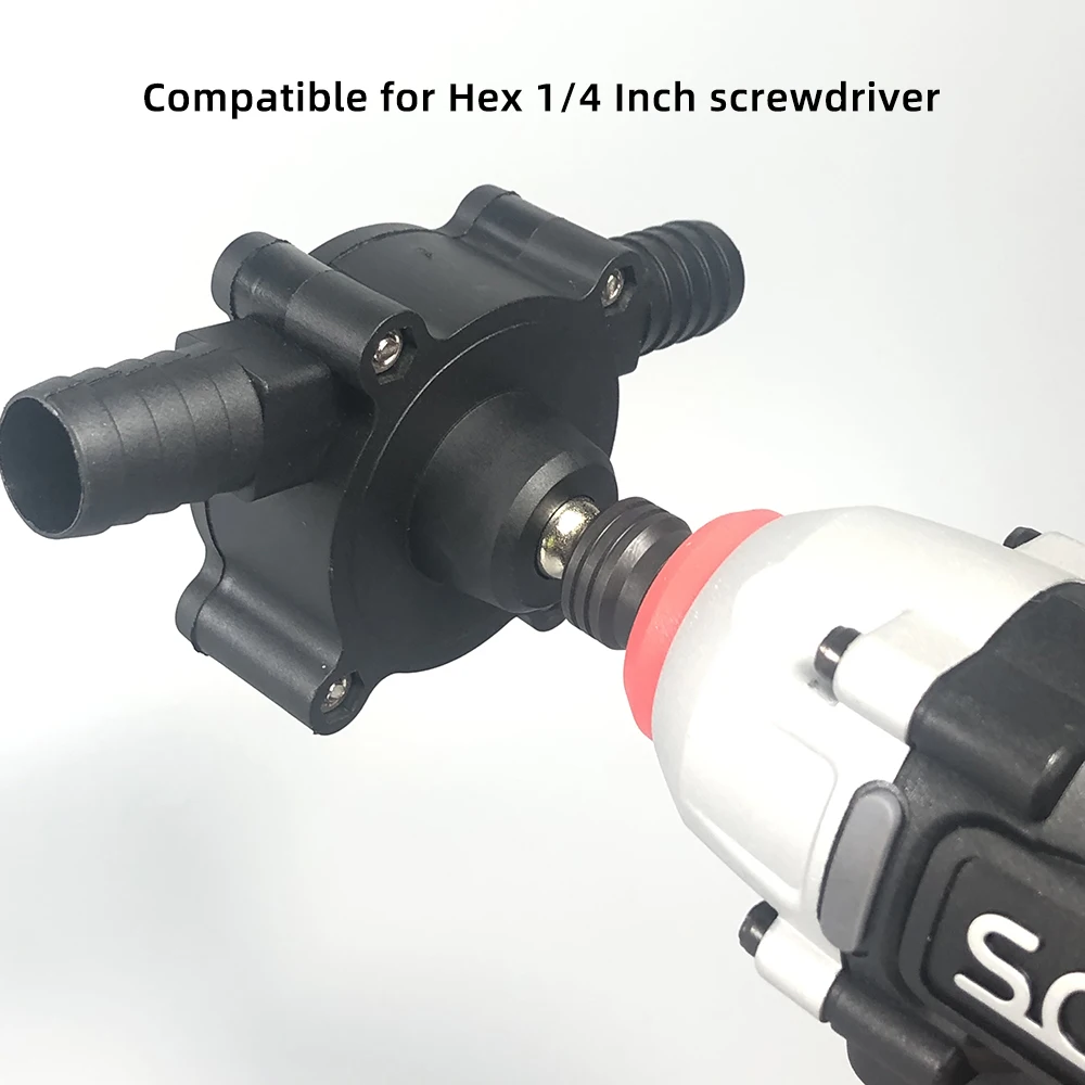 Портативный самовсасывающий насос для перекачки воды и масла электрическая