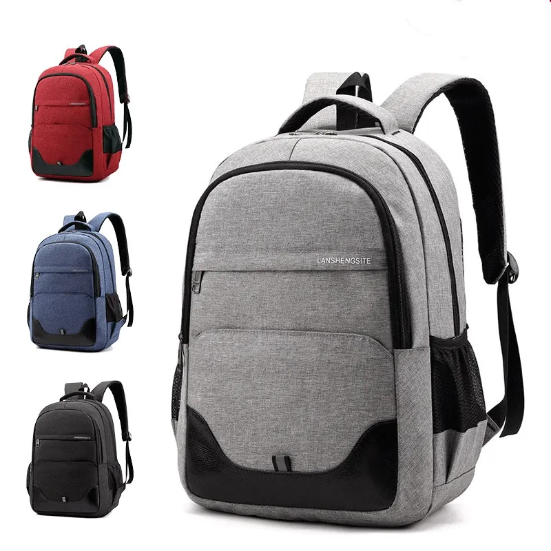 

2021 New Oxford Cloth Laptop Backpack School Student Bookbag Simple Fashion Large Capacity Travel Bag Casual Mochila Schoolbag