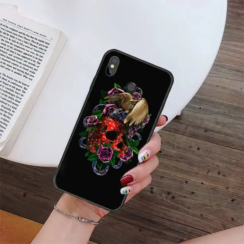

dagger kill Skull flower rose snake Phone Cases For Xiaomi Redmi 4x 5 plus 6A 7 7A 8 mi8 8lite 9 note 4 5 7 8 pro