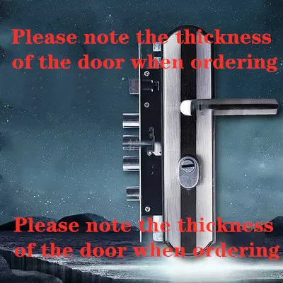 1 Набор практичных дверных замка противоугонная Двойная защелка Aecurity для спальни