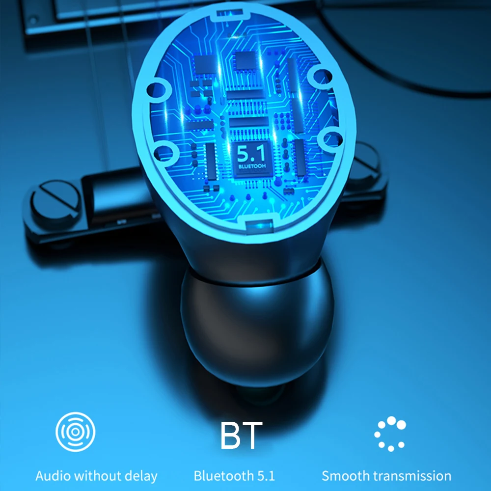 

R12 TWS wireless bluetooth headset business bluetooth headset 9D stereo sports waterproof earbud headset 2000 mAh charging box