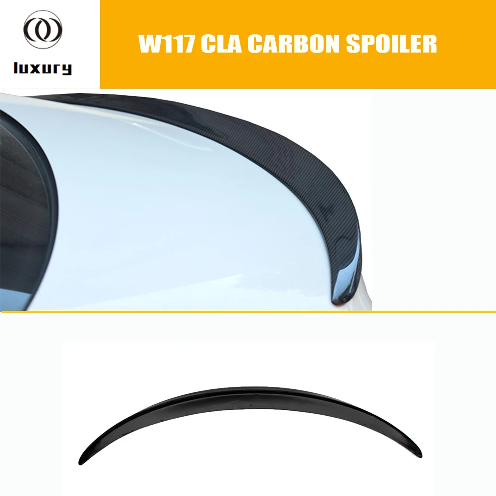 

Спойлер для заднего багажника из углеродного волокна AMG Style для Benz C117 W117 Cla180 Cla200 Cla250 Cla45 AMG 2013 - 2018