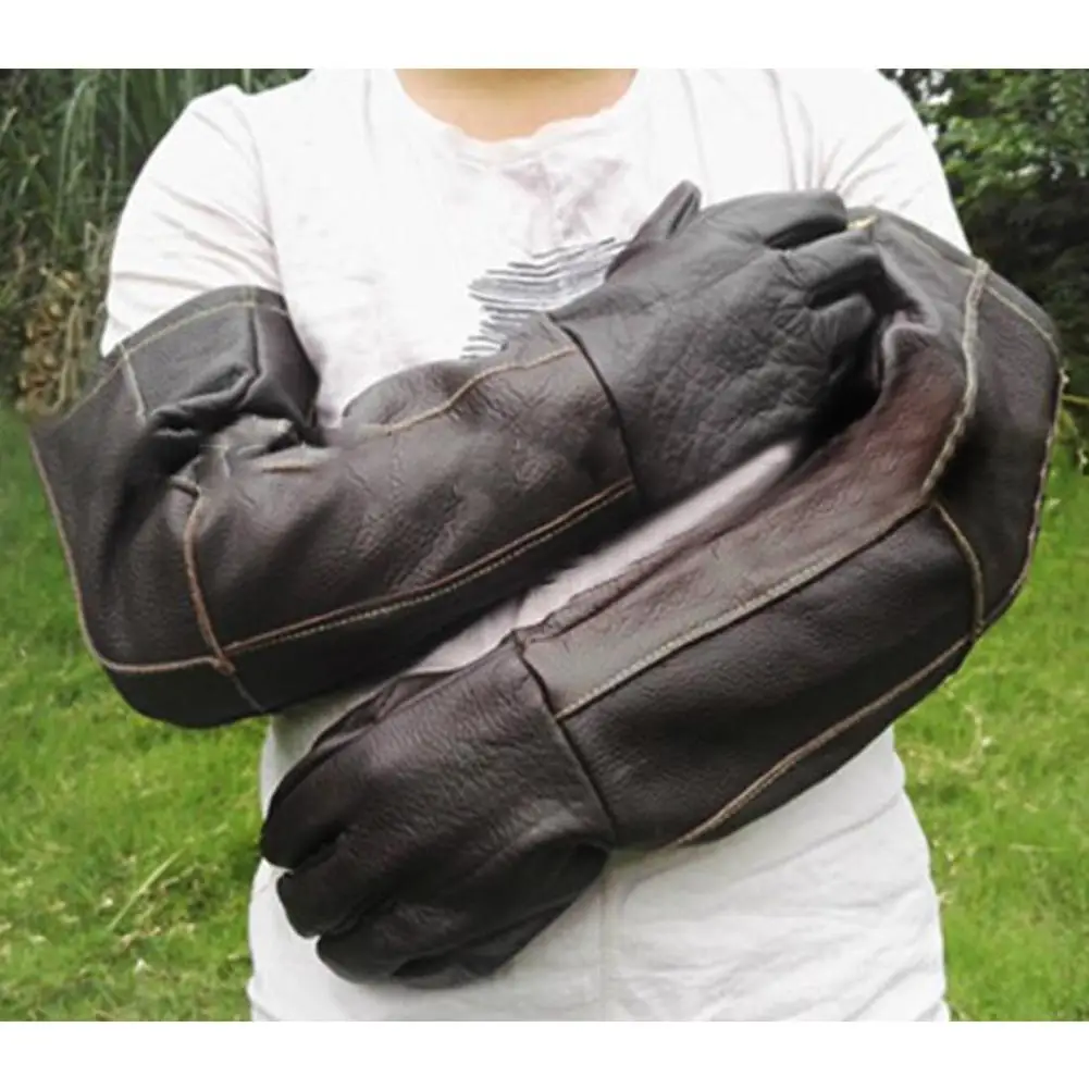 Утолщенные длинные перчатки против укуса с защитой от царапин для домашних