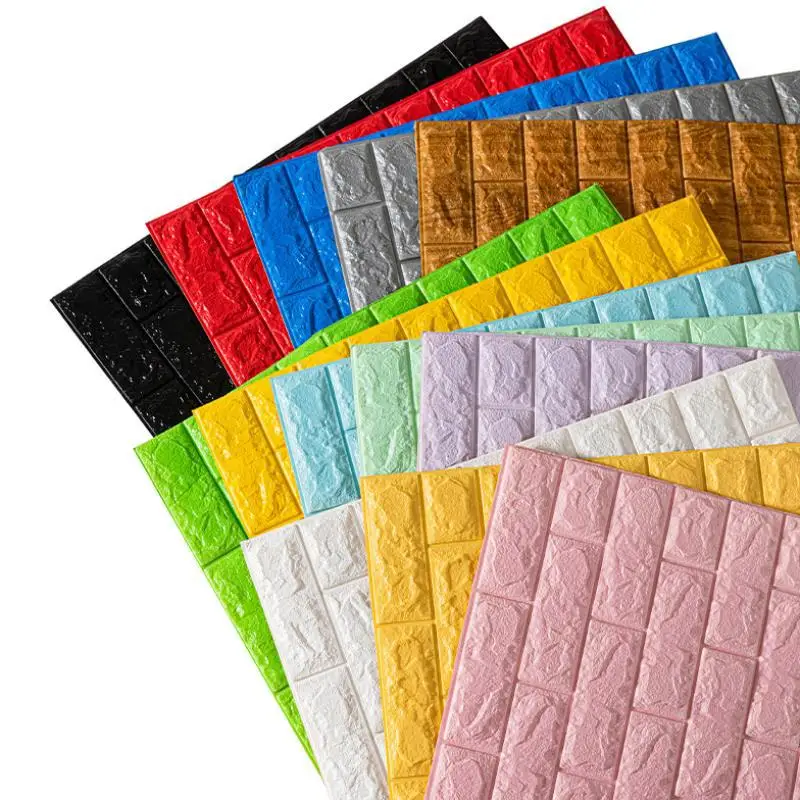 Самоклеящиеся обои настенная 3D панель с имитацией кирпича наклейки для гостиной