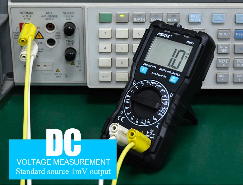 MESTEK DM91 NCV Цифровой мультиметр 2000 отсчетов HFE AC/DC измеритель напряжения светильник-вспышка задний светильник большой экран Амперметр тестовый ток