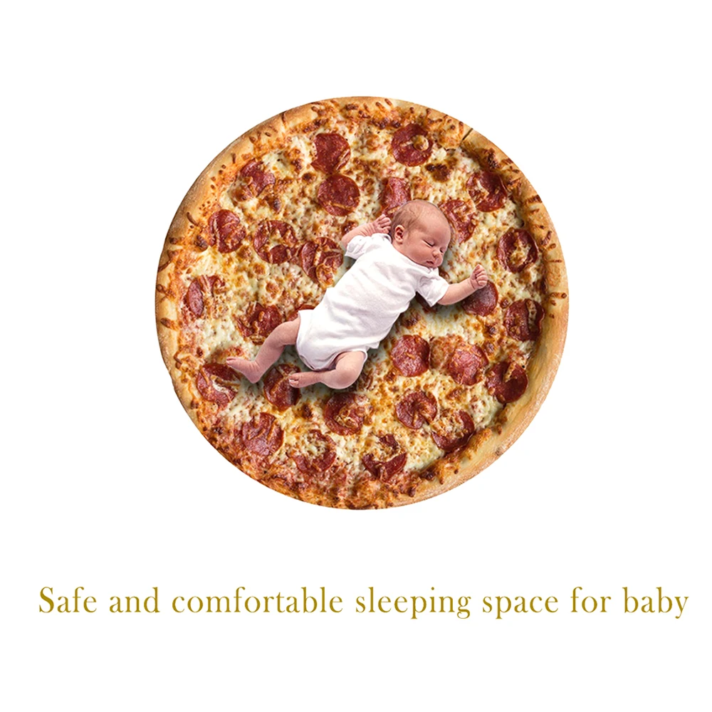 Детский коврик круглый блин Одеяло пирог Еда дизайн кукурузы Торт Полотенце