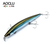 aoclu jerkbait wobblers 12 5cm 12 8g depth 0 8m hard bait minnow fishing lures magnet weight transfer system for long casting